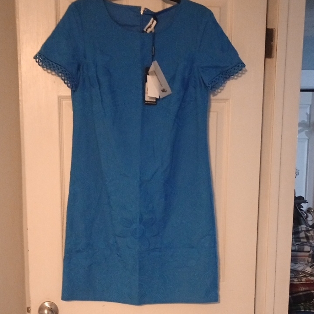 Karl Lagerfeld Vibrant Blue Mini Dress